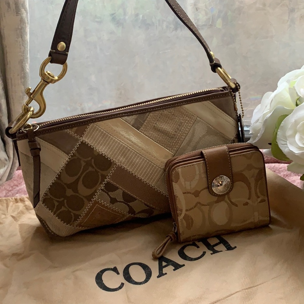 Coach bag and wallet